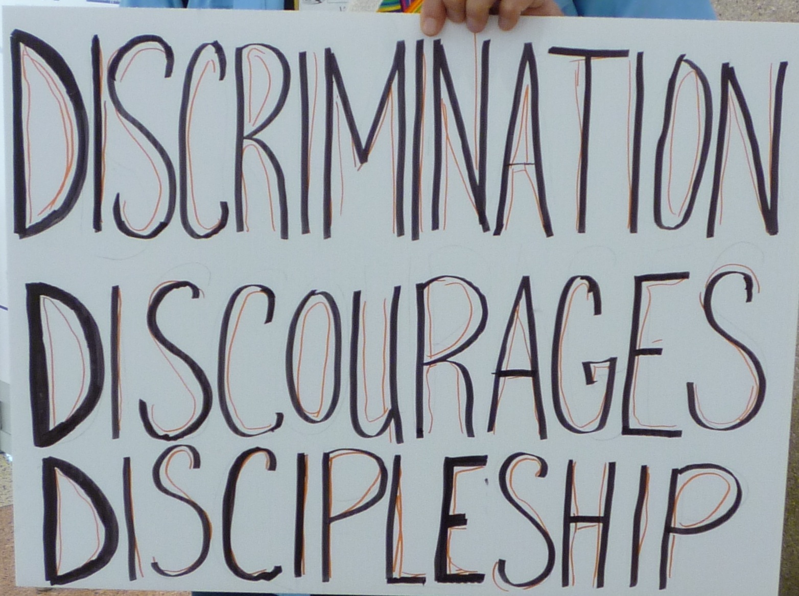 Discrimination Discourages Discipleship